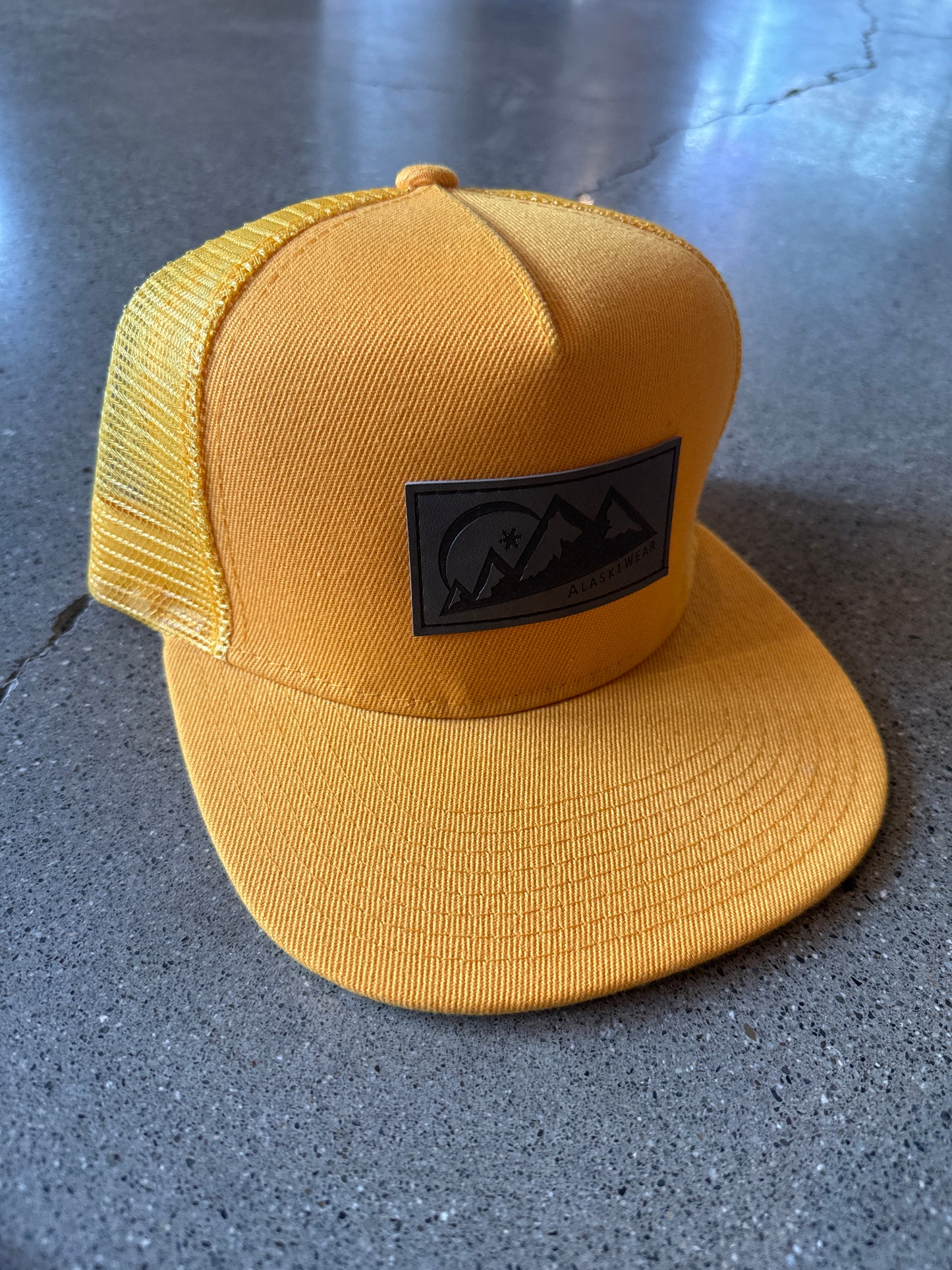 Alaskiwear Adult Trucker - Yellow-Hat-Bottoms Up Boutique-Anchorage AK