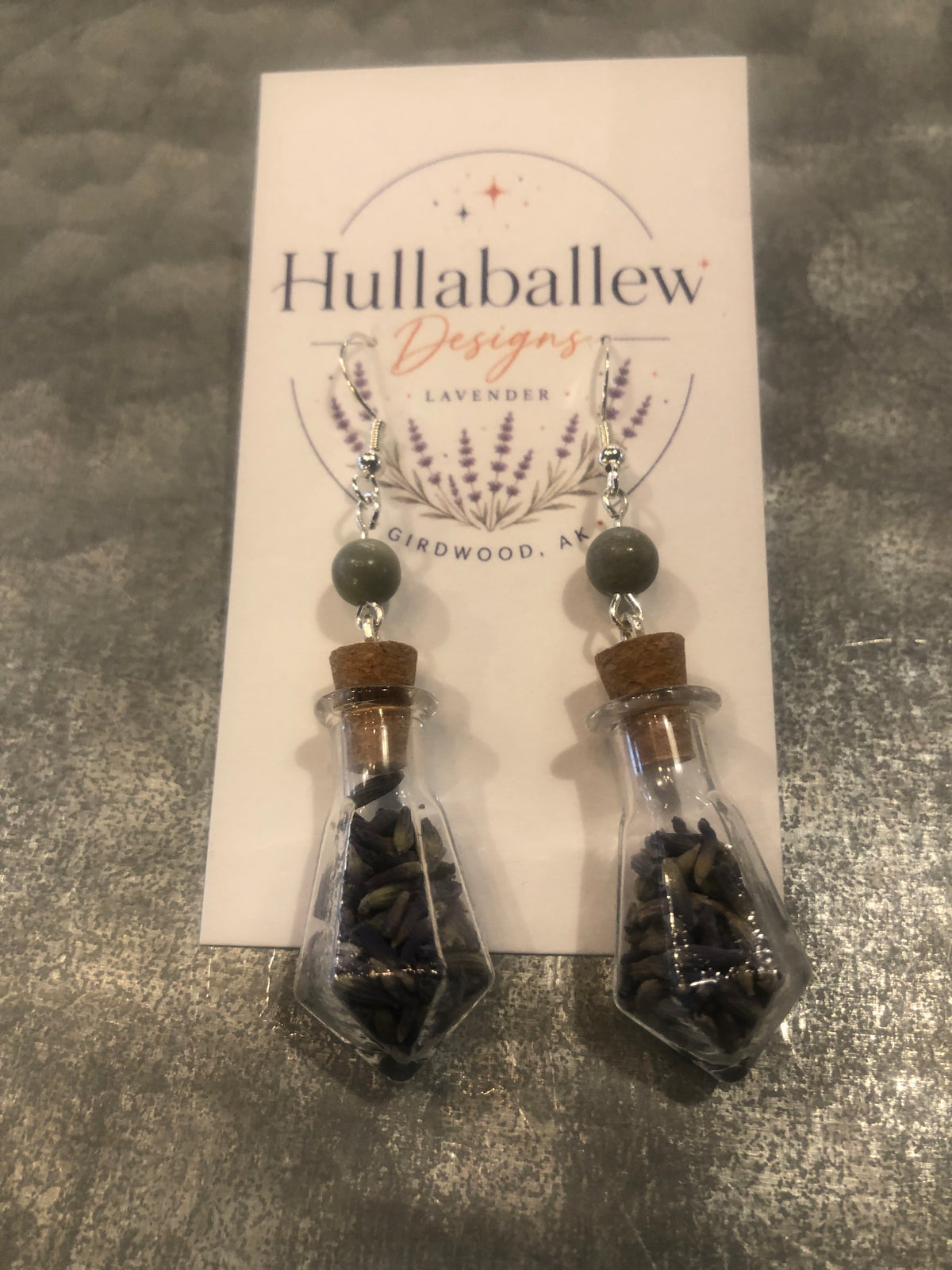 Short Alaskan Wildflower Earrings