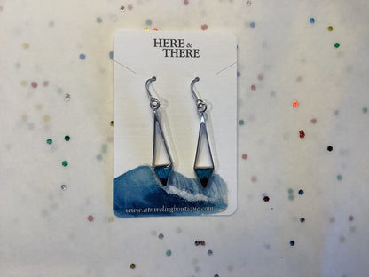 Sand Arrow Dangle Earrings