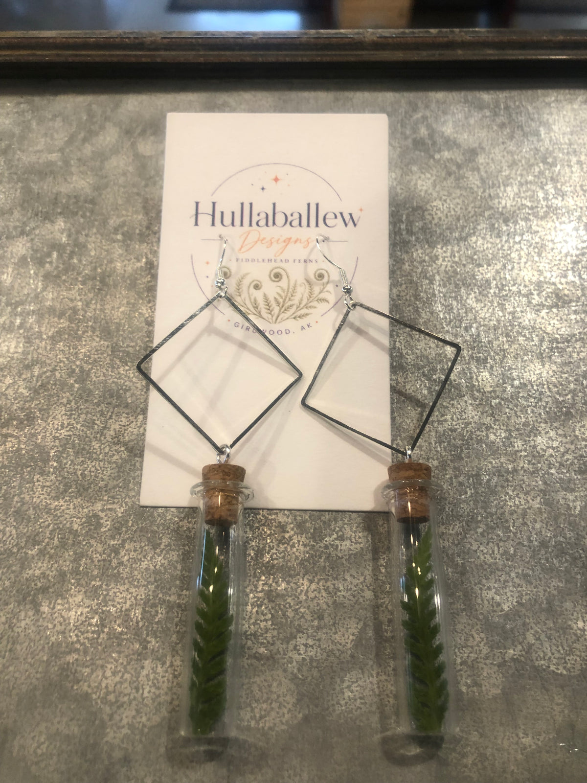 Short Alaskan Wildflower Earrings