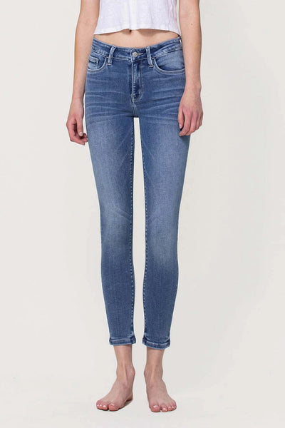 Mid Rise Super Soft Crop Skinny Jeans