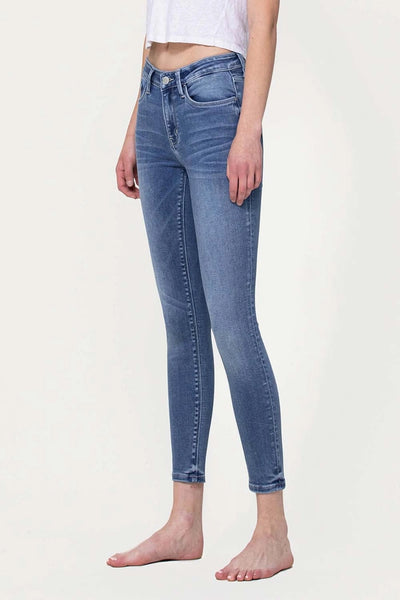 Mid Rise Super Soft Crop Skinny Jeans