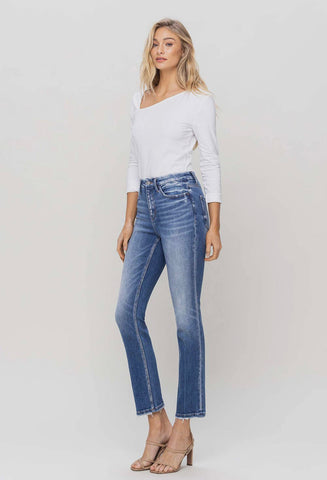 High Rise Slim Straight