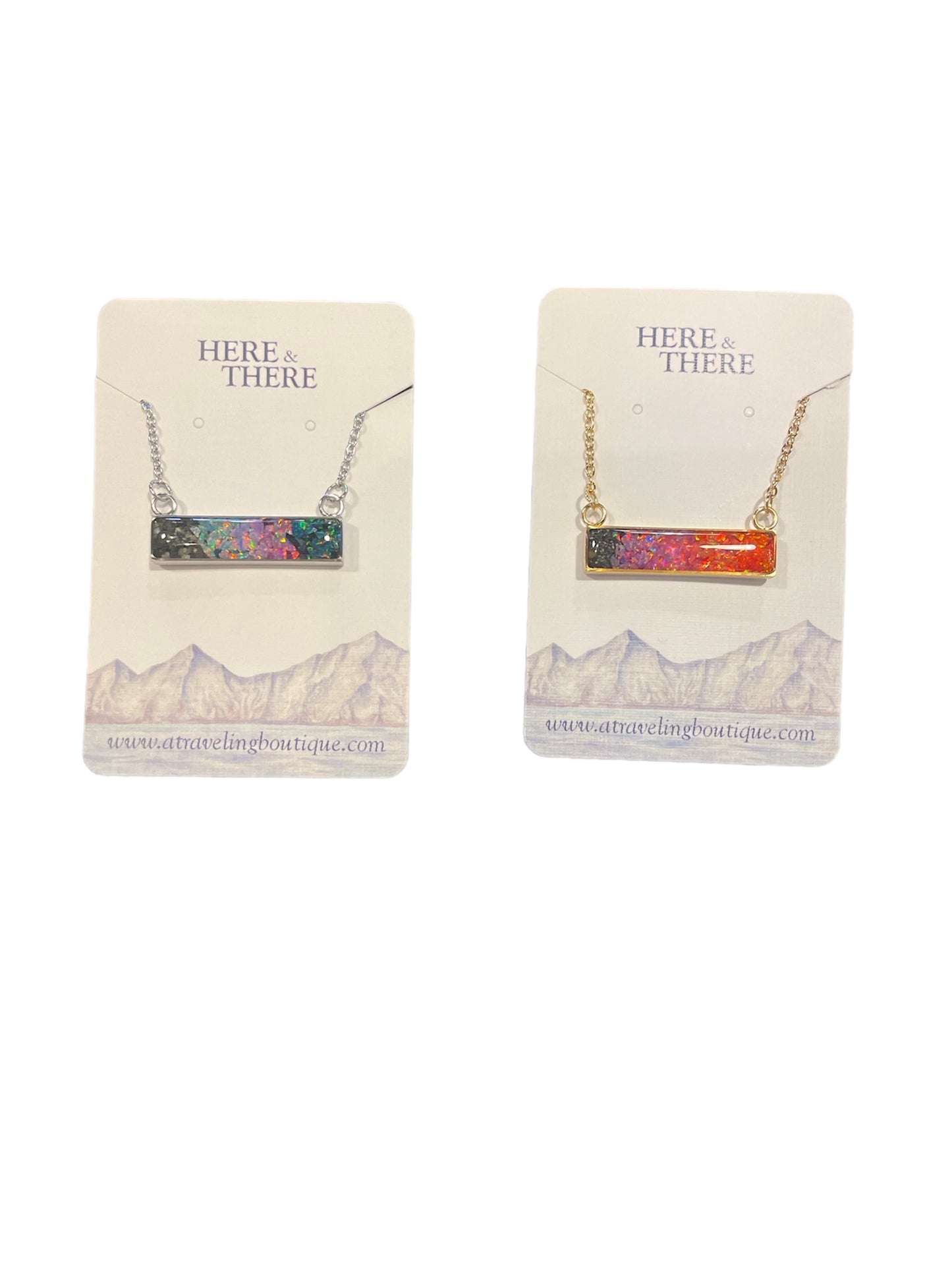 Alaska Destination Horizontal Bar Necklace-Local-Bottoms Up Boutique-Anchorage AK