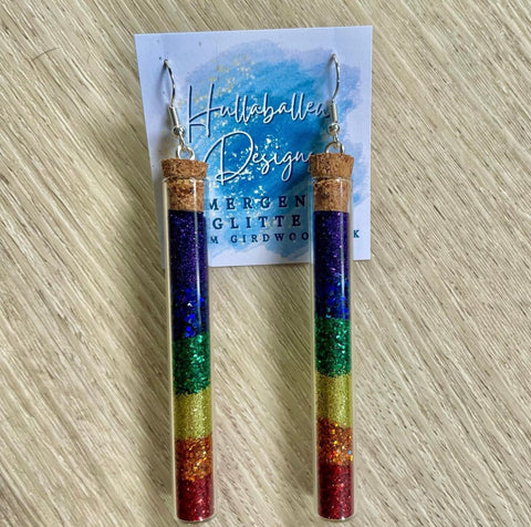 Emergency Glitter Earrings - Tall