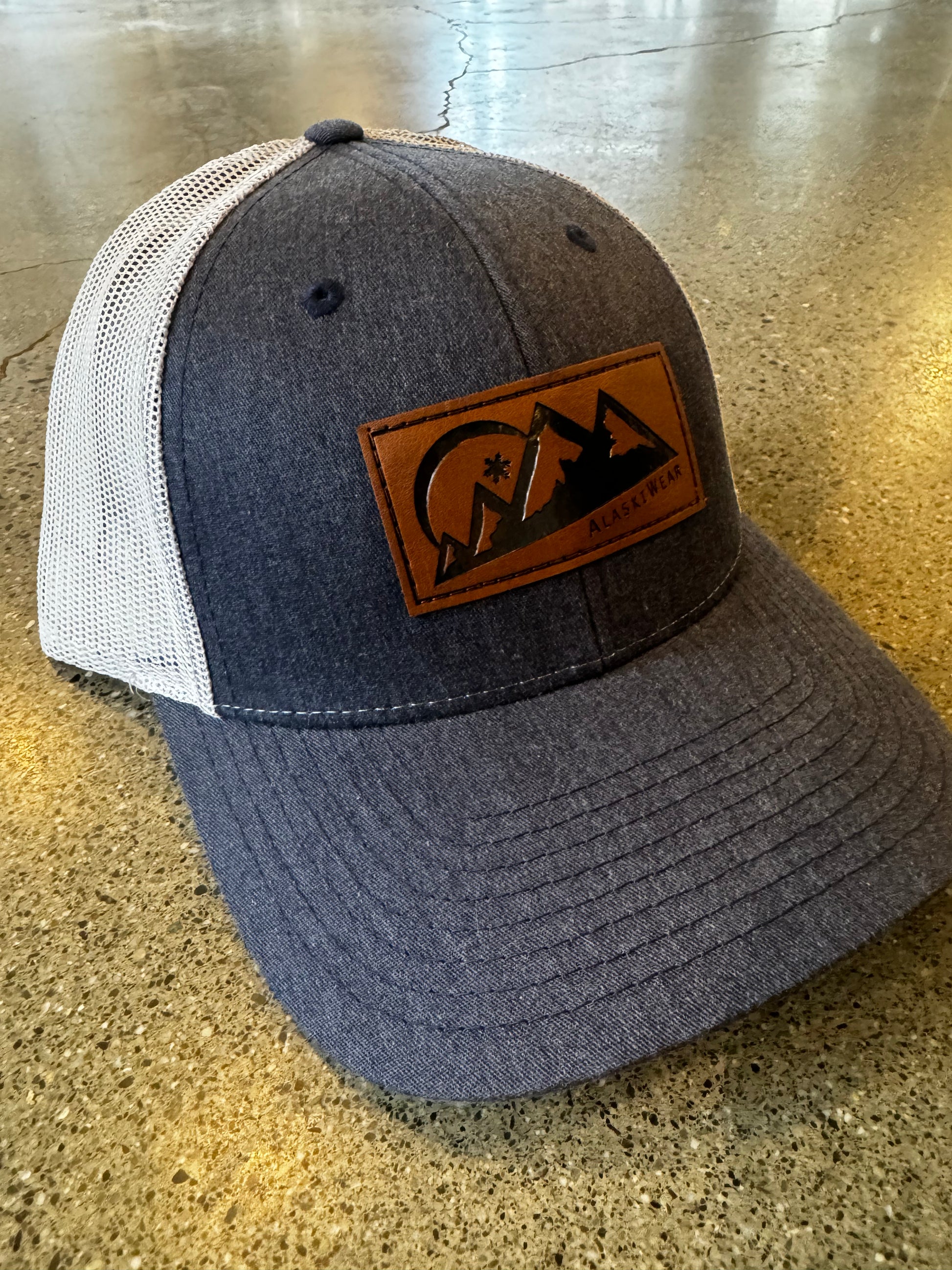 Adult Alaskiwear Curved Bill Hat- Assorted-Hat-Navy-Bottoms Up Boutique-Anchorage AK