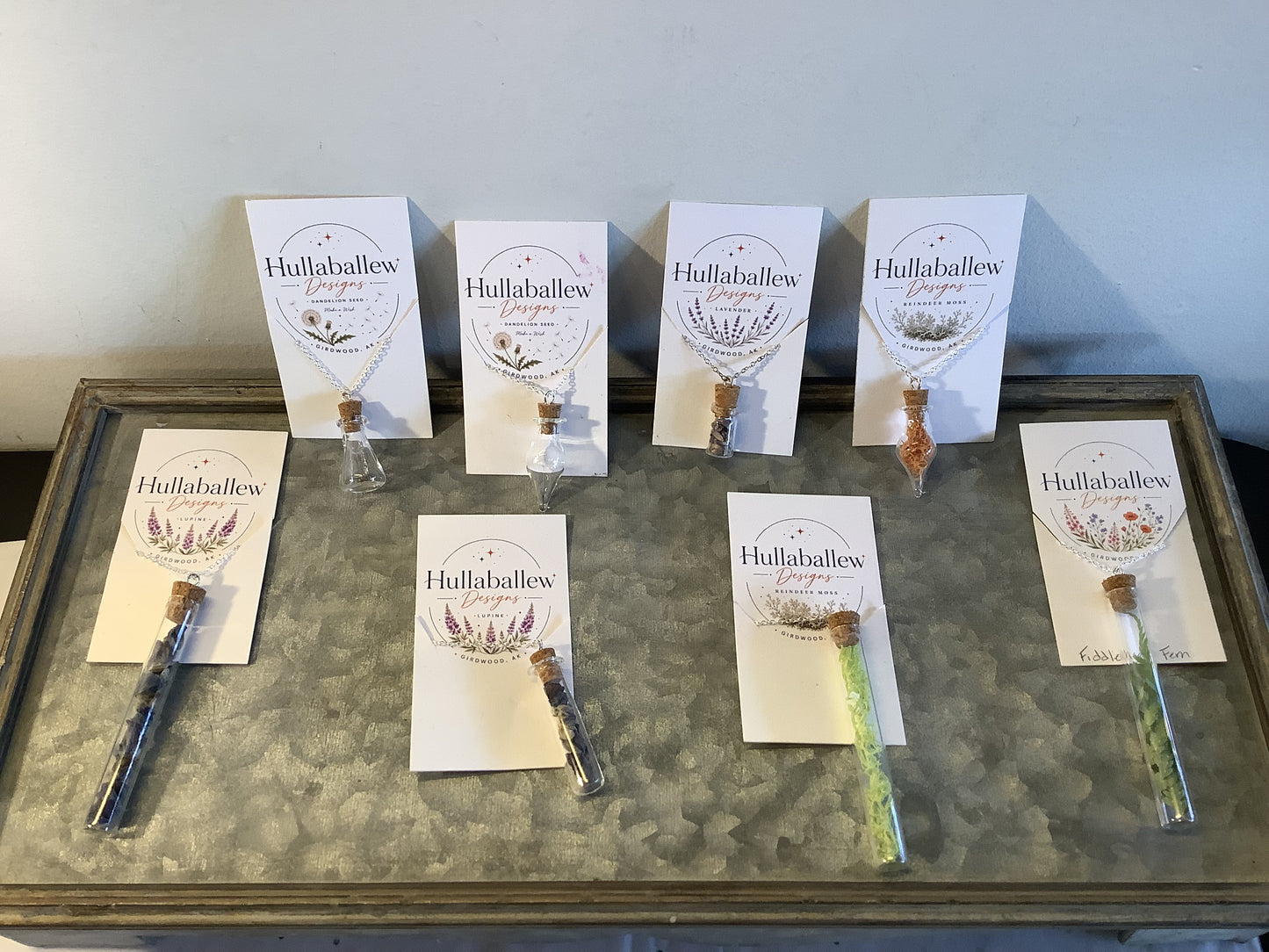 Alaskan Wildflower Pendants