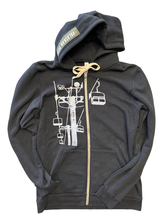 Chair 1 Black Zip Up