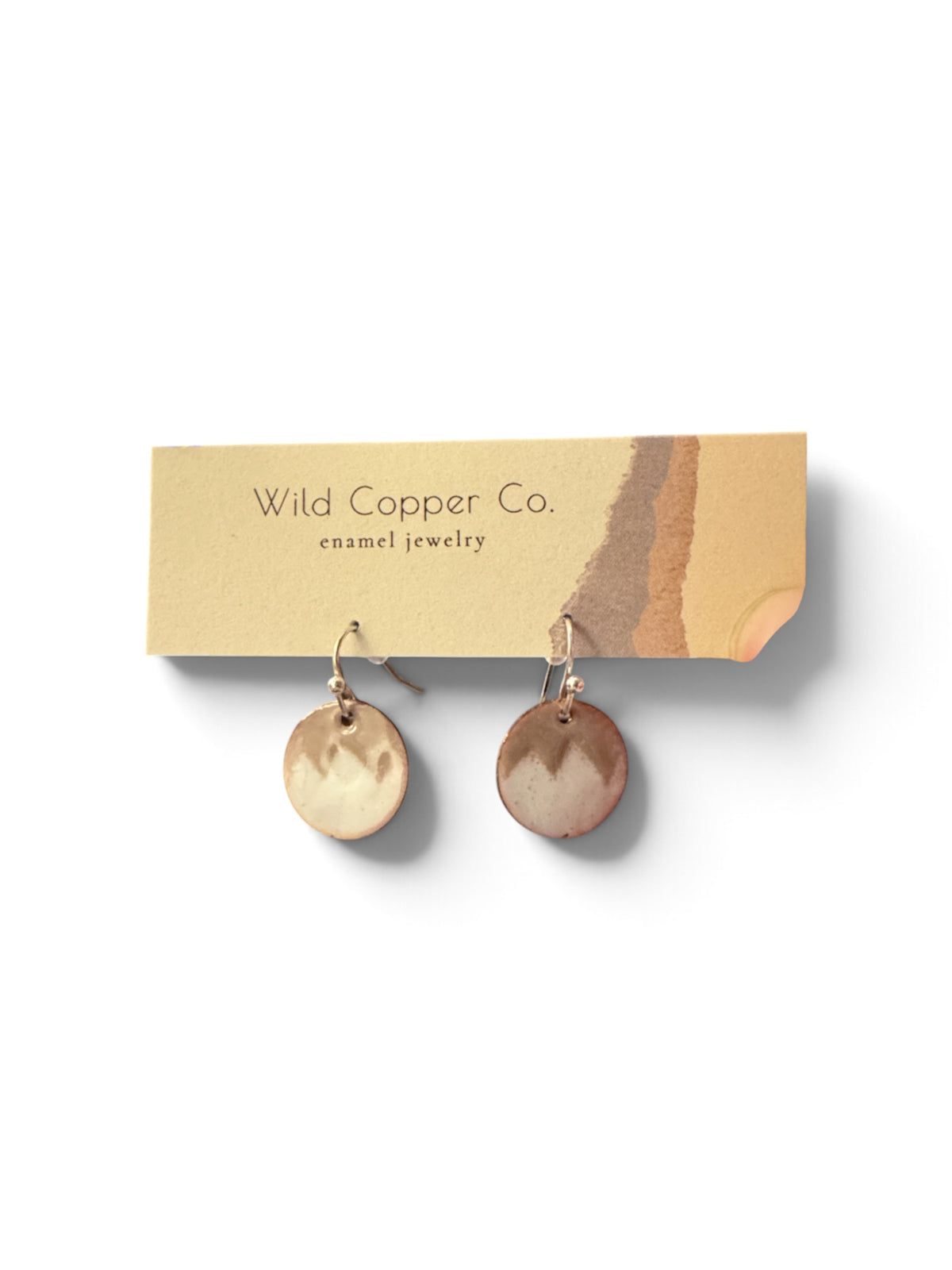 Wild Copper Co. Fall Earrings-Earrings-Wild Copper Co.-Small Mountain Circle-Bottoms Up Boutique