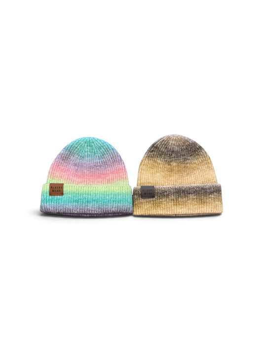 Alaskiwear Knit Tie Dye Beanie-Hat-Alaskiwear-Bottoms Up Boutique