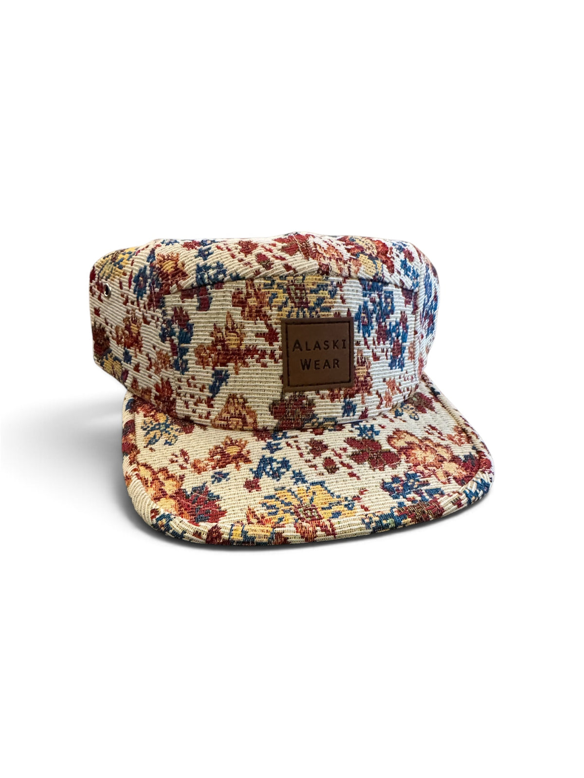 Adult Alaskiwear Dad Hats - Patterns-Hat-Alaskiwear-White Floral-Bottoms Up Boutique