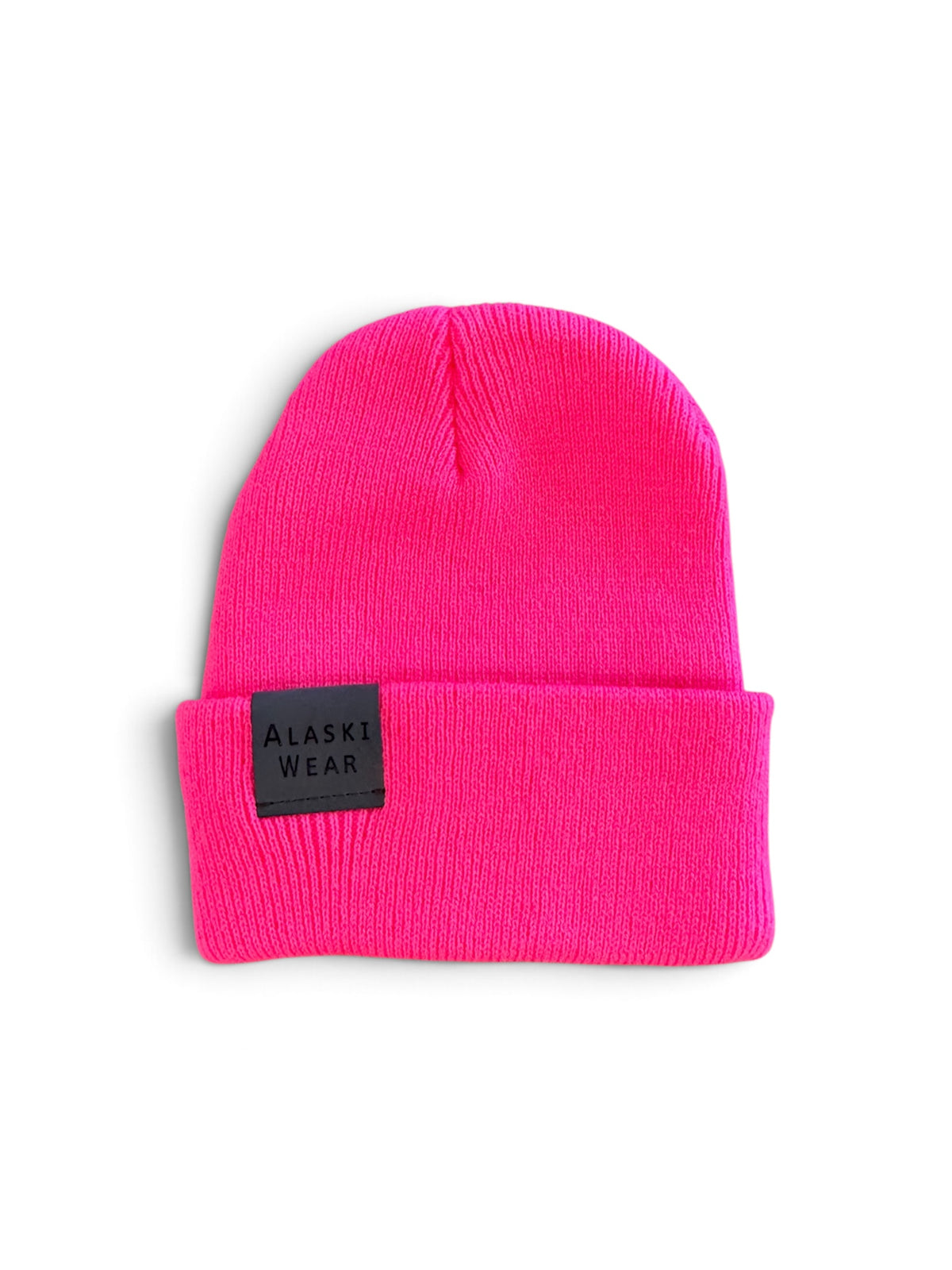 Kids Cuffed Beanies-Hat-Alaskiwear-Pink-Bottoms Up Boutique