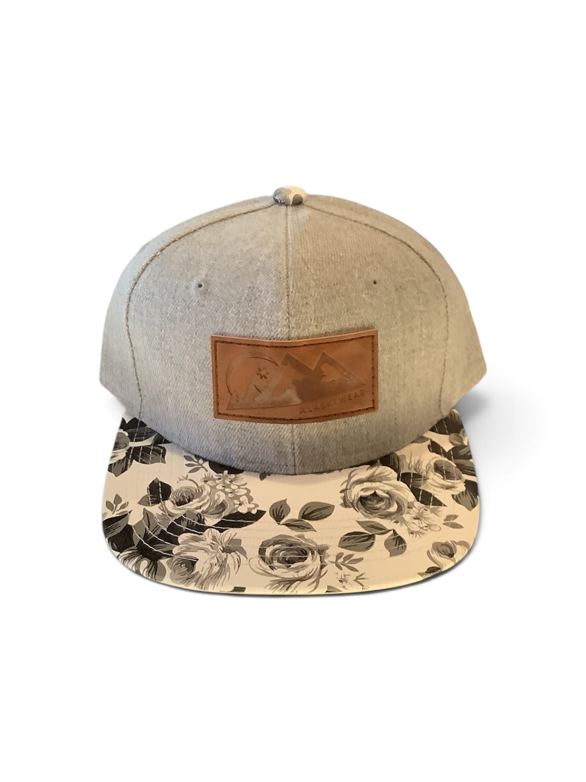 Alaskiwear Kids Trucker - Black & White Floral-Hat-Alaskiwear-Bottoms Up Boutique