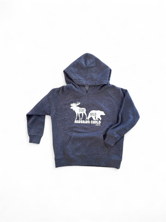 Stay Wild Toddler Hoodie-Kid-G Street Fox-Bottoms Up Boutique