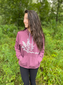 She Belongs Among Alaskan Flowers Hoodie