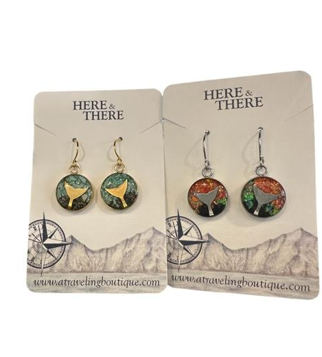 Destination Whale Tail-Earrings-Bottoms Up Boutique-Anchorage AK