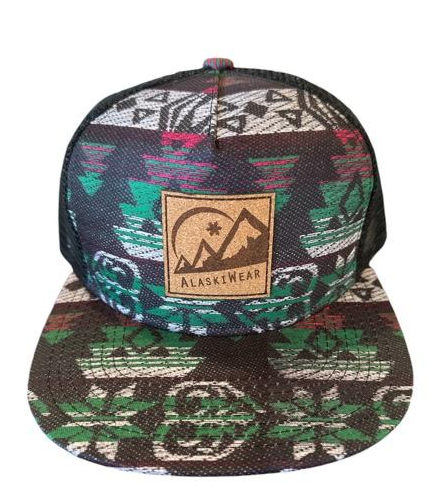 AlaskiWear Adult Trucker Hat - Tribal-Hat-Bottoms Up Boutique-Anchorage AK