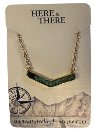 Destination Chevron Necklace