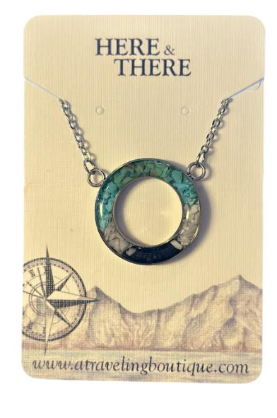 Destination Hollow Circle Necklace-Local-Bottoms Up Boutique-Anchorage AK