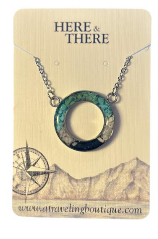 Destination Hollow Circle Necklace