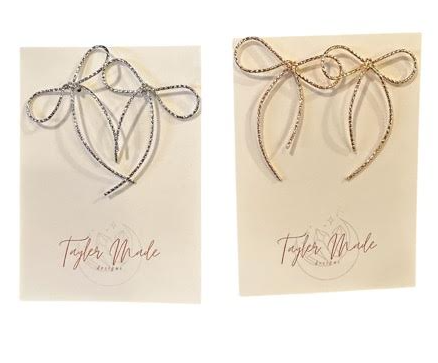 Twisted Bow Studs-Local-Bottoms Up Boutique-Anchorage AK