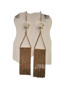 Shortie Gold Duster Earrings