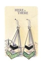 Destination Chevron Drop Earrings