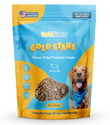 Liver Gold Stars Dog Treats