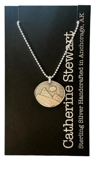 Mountain/Leaf Necklace