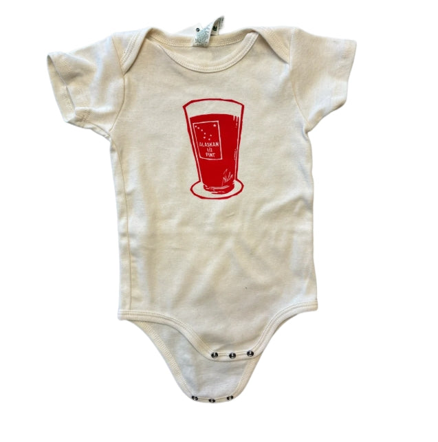 1/2 Pint Onesie Cream-Local-HULIN DESIGNS-Bottoms Up Boutique
