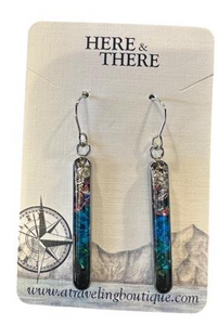 Destination Rounded Bar Earrings