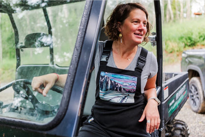 Skin Track Drop Seat Fleece Overalls