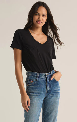 Black Pocket T