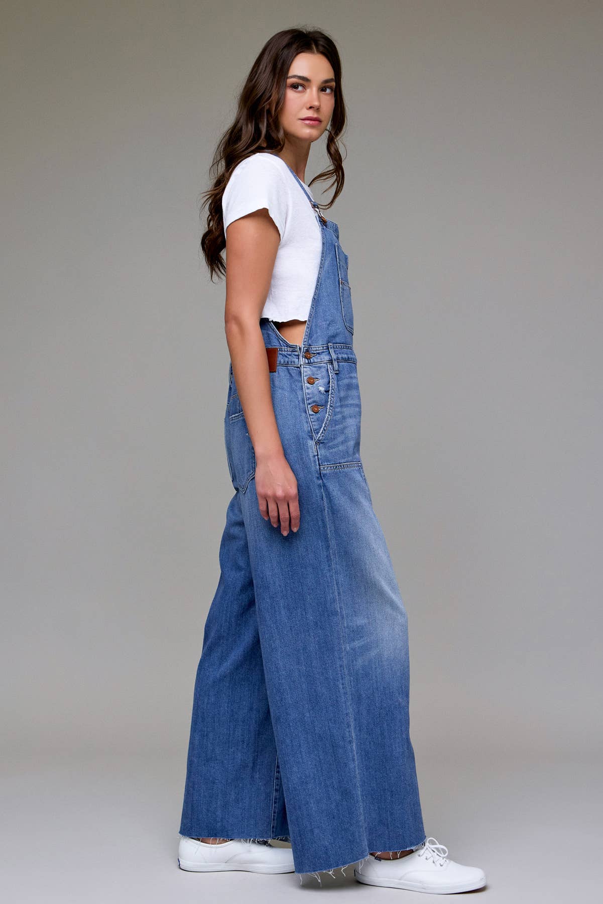 Medium Wash Western Overall