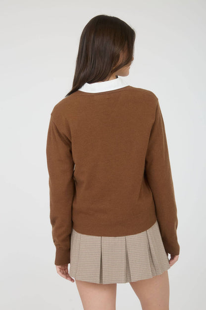 Sienna V Neck Pullover Sweater