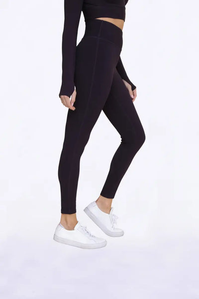 Ribbed High-Waist Leggings