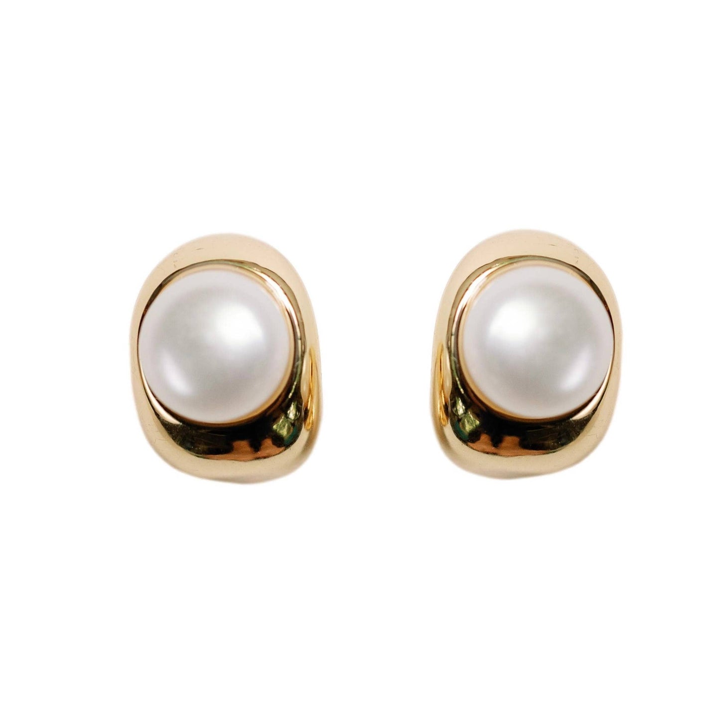 Pearl Huggie Mini Earrings