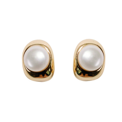 Pearl Huggie Mini Earrings