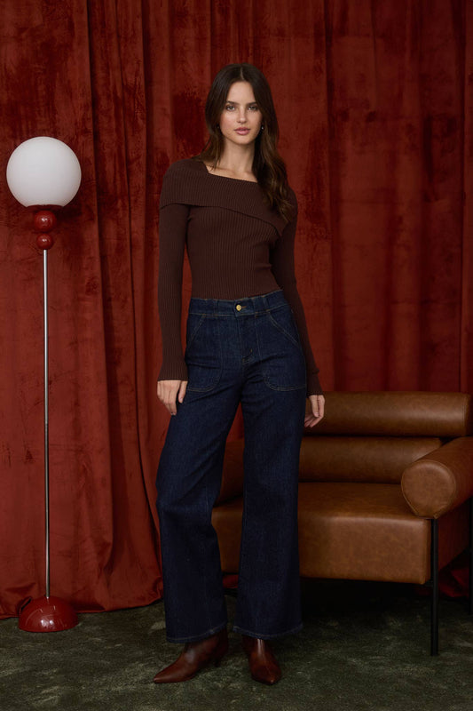 Asymmetrical Long Sleeve Sweater