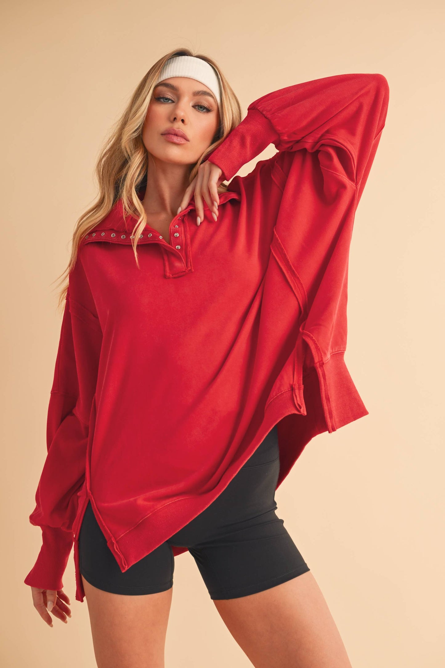 Tamika Henley Sweatshirt