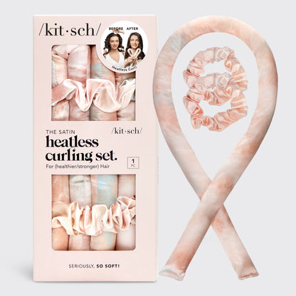 Satin Heatless Curling Set