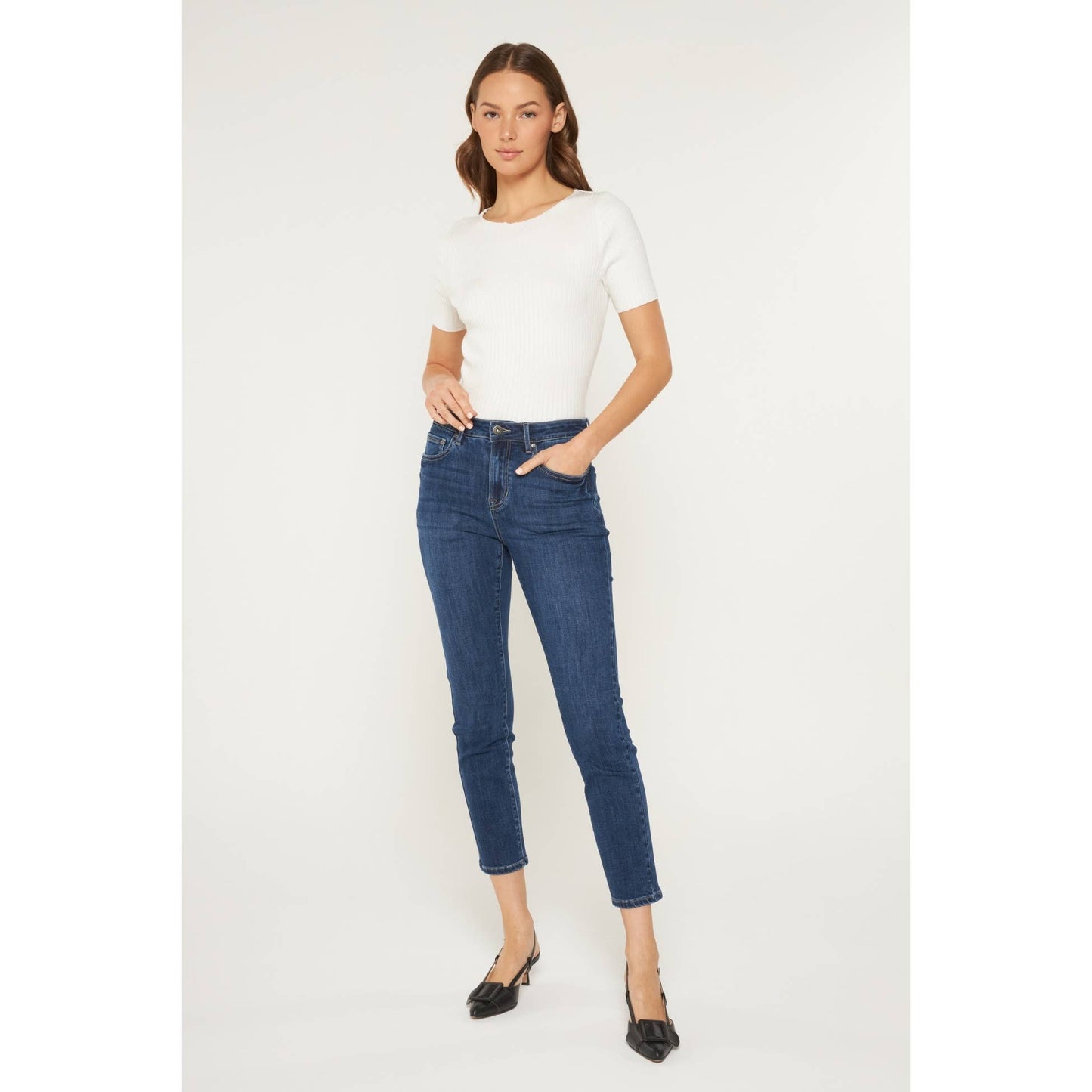 High Rise Aankle Easy Skinny