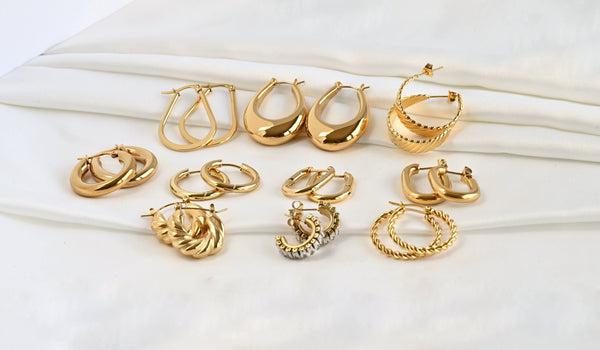 Gold Hoop Earrings