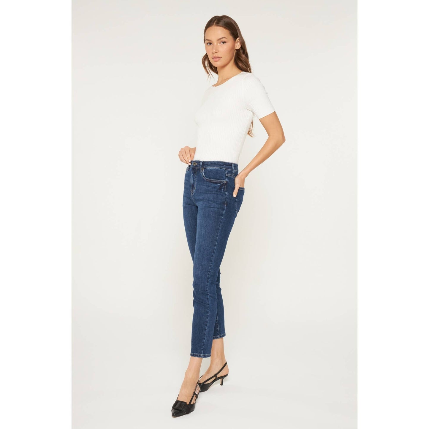 High Rise Aankle Easy Skinny