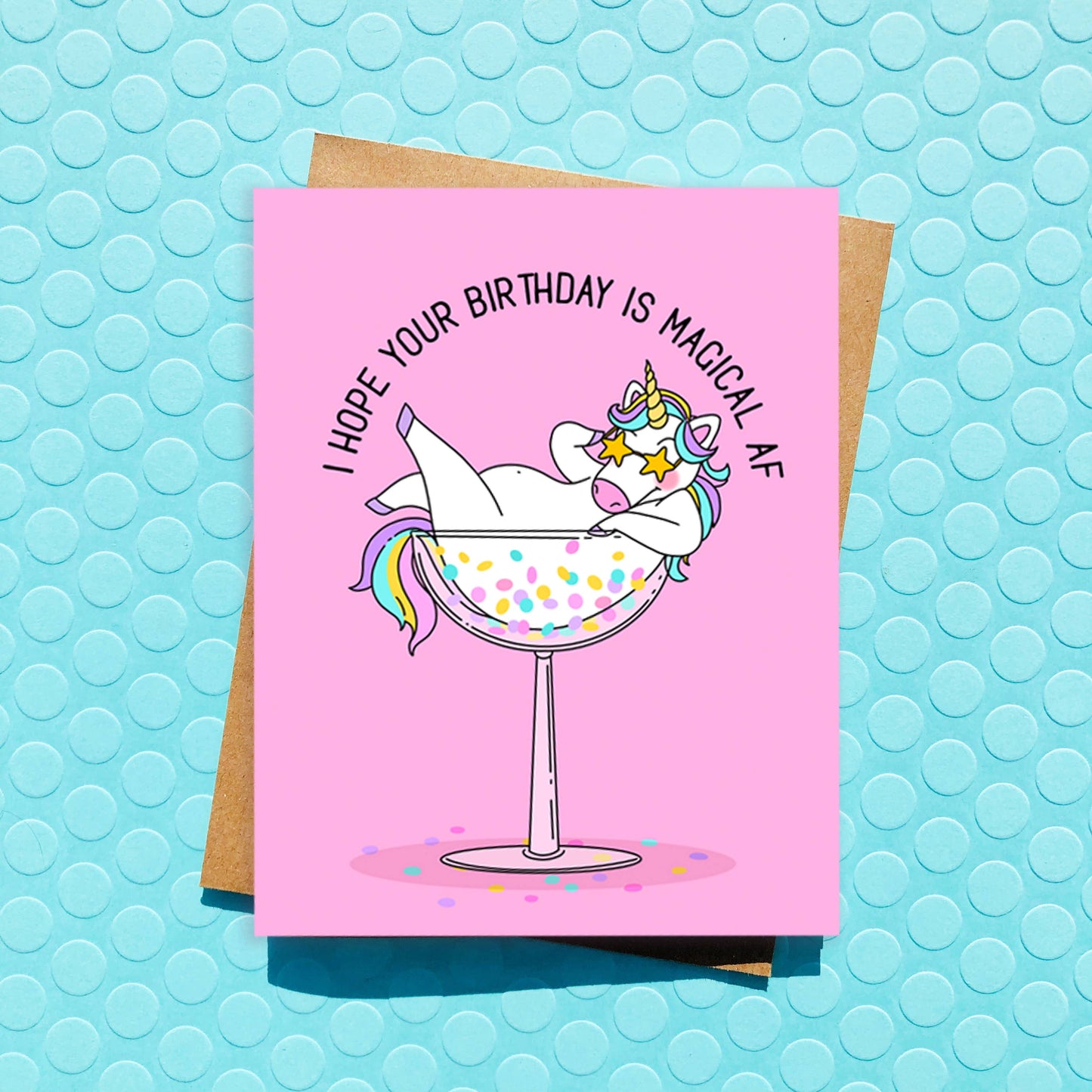 Magical AF Birthday Card