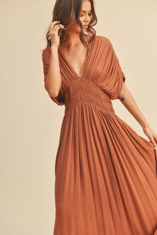 Kimono Sleeve Maxi Dress