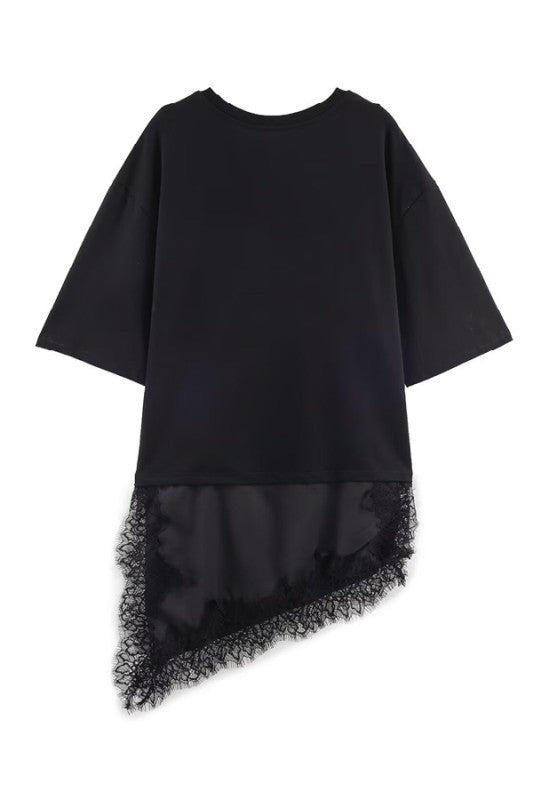 Lace Trim T-Shirt