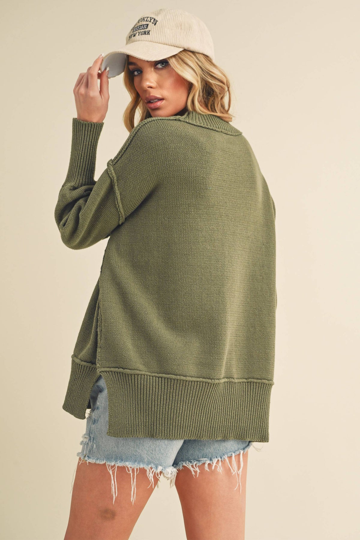 Ina Sweater in Olive