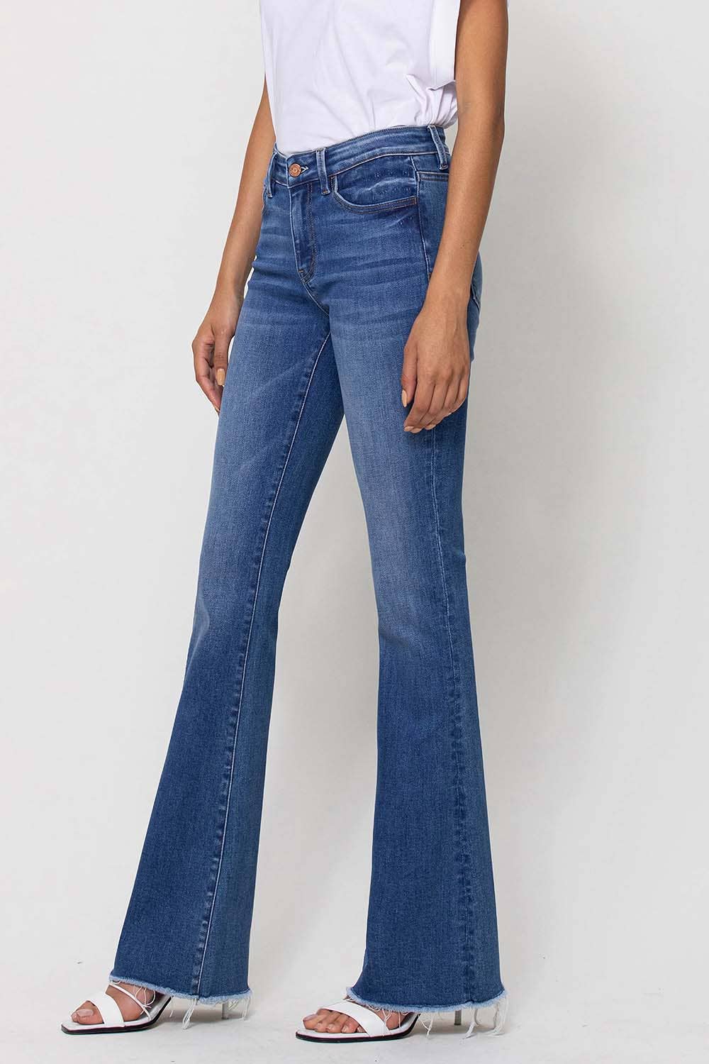 Mid Rise Mini Flare-Bottoms-Bottoms Up Boutique-Anchorage AK