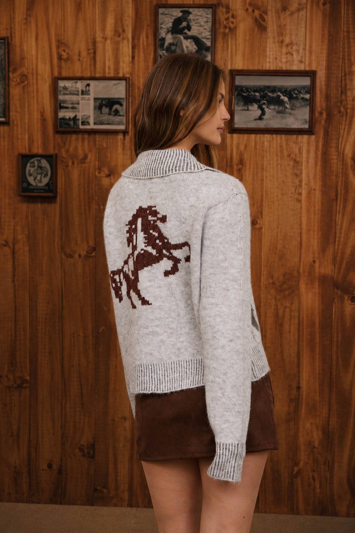 Western Knit Cardigan-Sweaters-The Workshop Studio-Bottoms Up Boutique